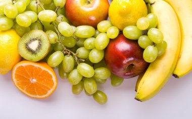 lezzetli taze meyve karışımı