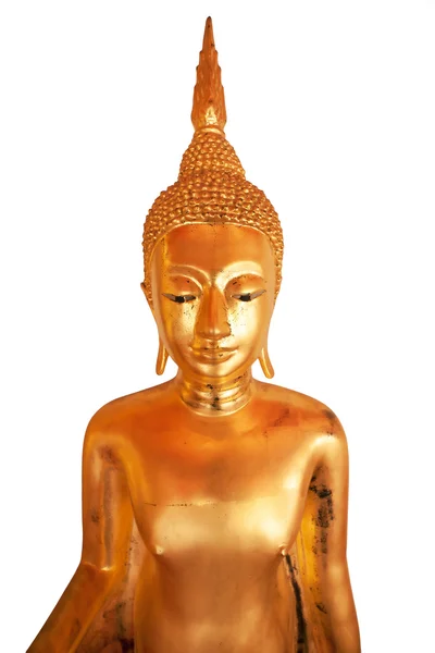 Bangkok, Thailandia - GIUGNO 14: Isolato in piedi Thai Golden Buddha — Foto Stock