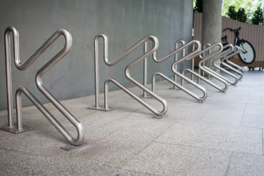 boş açık Bisiklet park yeri