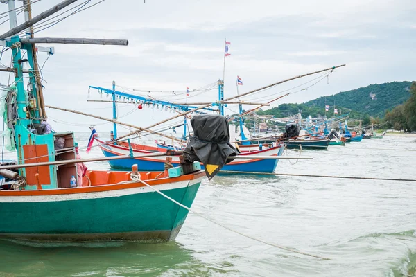 Régi thai horgászcsónak — Stock Fotó