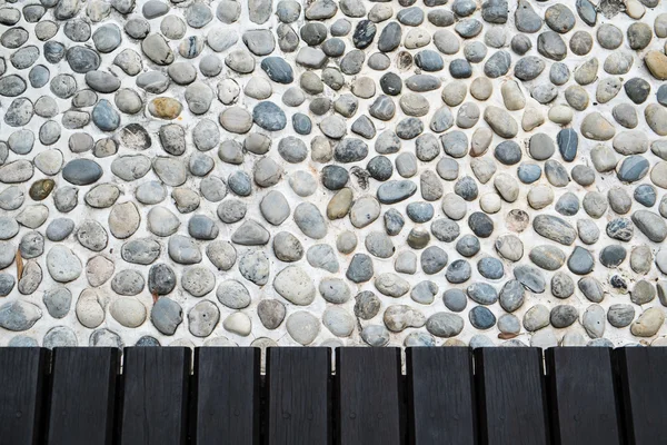 Terraço a uma pedra caminho a pé — Fotografia de Stock