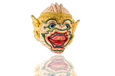 Tay ramayana maske heykelcik