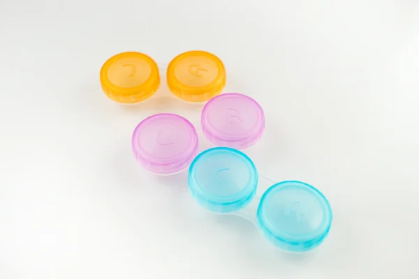Contact lens cases — Stock Photo, Image
