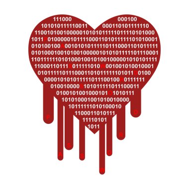 OpenSSL heartbleed güvenlik ihlali simgesi