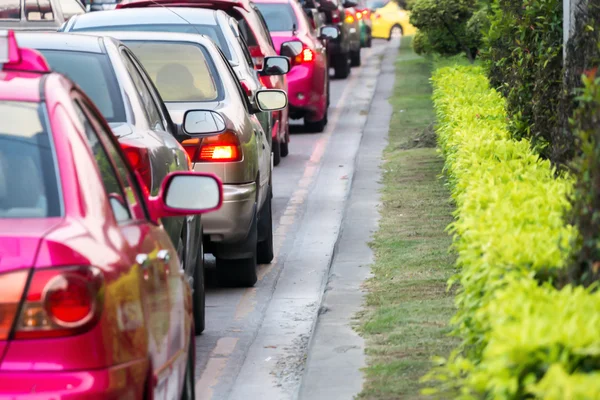 Traffic jam in Bangkok — Stock Photo, Image