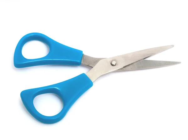 Blue scissors — Stock Photo, Image