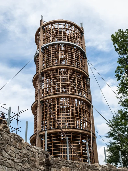 Faro de madera en construcción — Foto de Stock