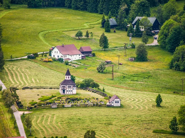 Krajina u Kořenova — Stock fotografie