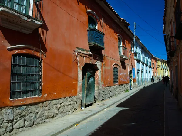 Rua típica em Potosi — Fotografia de Stock