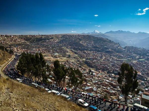 La paz içinde geçit töreni — Stok fotoğraf