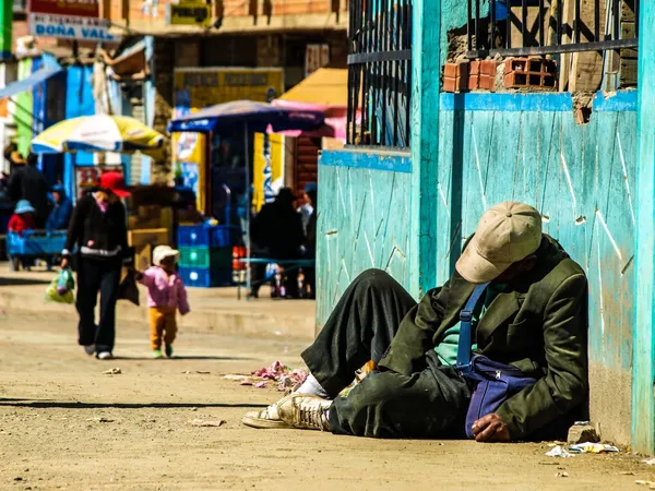 Бездомні — стокове фото