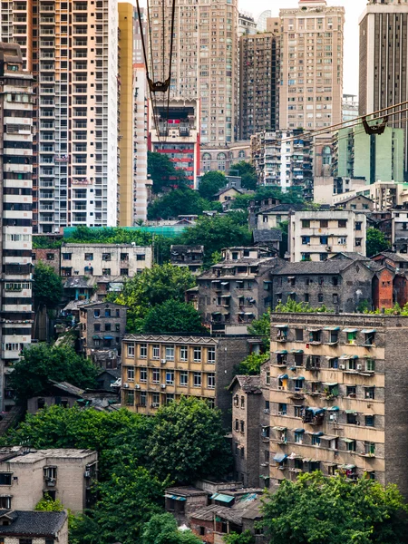 Vista do cabo em Chongqing — Fotografia de Stock