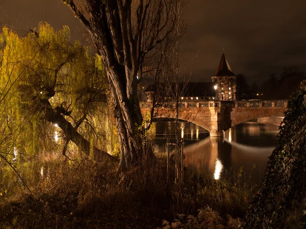 Nürnberg bei Nacht — Stockfoto
