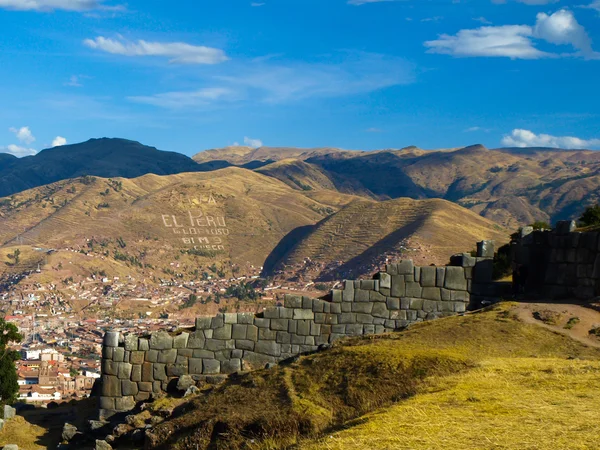 Cusco e Sacsayhuaman — Foto Stock