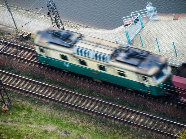 Blurred train — Stock Photo, Image