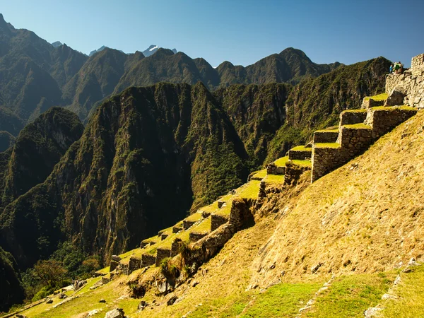 Terrasser av machu picchu — Stockfoto