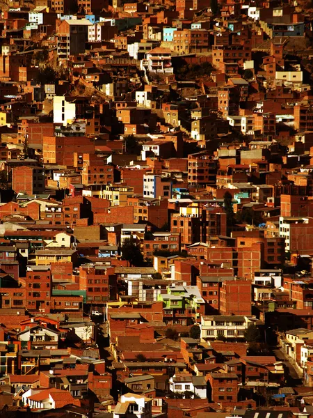 Casas pobres de La Paz — Fotografia de Stock
