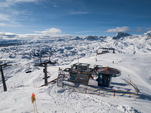 Krippenstein freeride-arena — Stockfoto