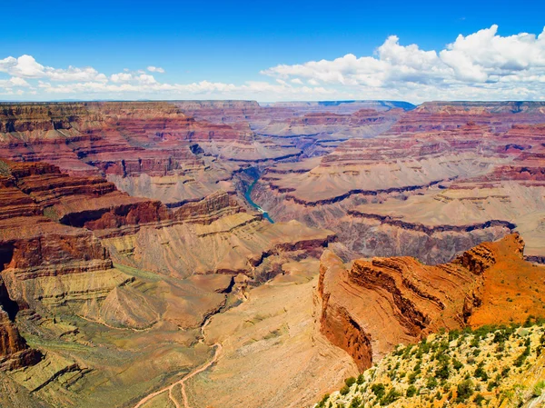 Czerwone skały grand Canyon — Zdjęcie stockowe