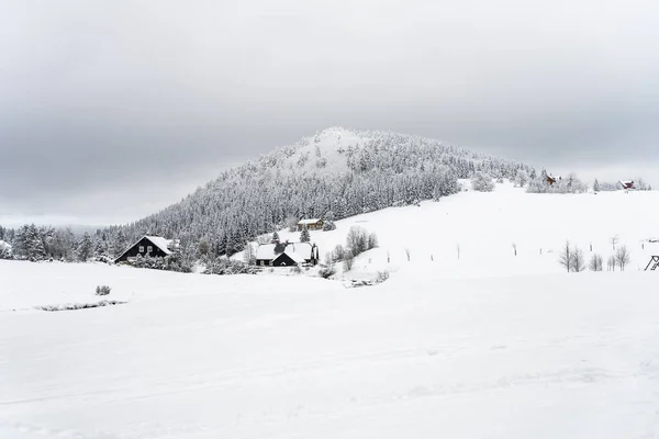 Winterzeit im Isergebirge — Stockfoto