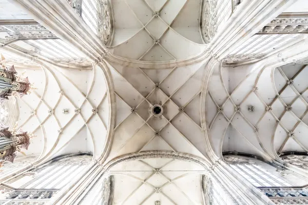 Ceiling of St. Vitus Cathedral in Prague — стокове фото