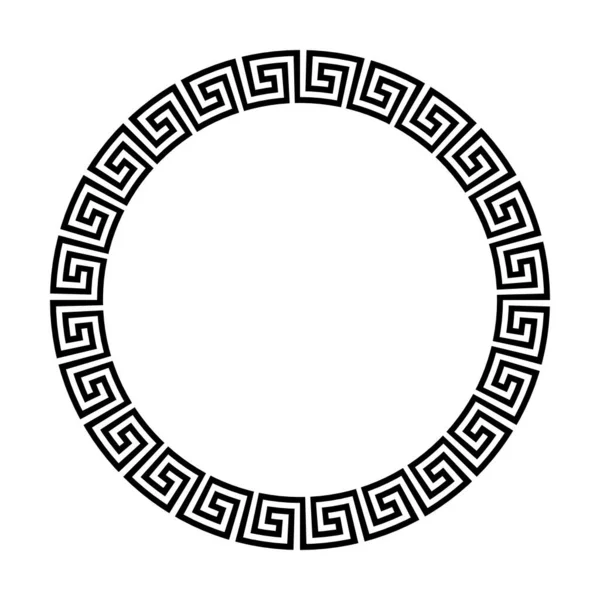 Квадратна рамка простого грецького візерунка — стоковий вектор