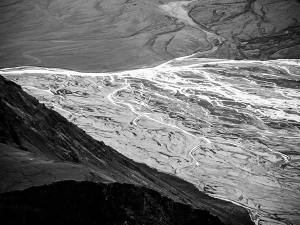Rio Glaciar no Parque Nacional de Skaftafell — Fotografia de Stock