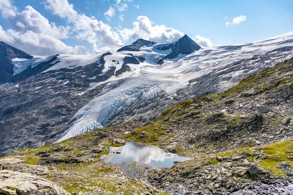 Geleira de montanha em Alpes Austríacos — Fotografia de Stock