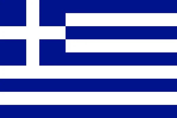 国のギリシャ公式旗 — ストックベクタ
