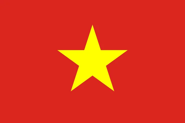 越南官方国旗 — 图库矢量图片