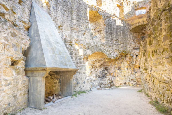 Mediaeval ruins of Valecov Castle — Stock Photo, Image