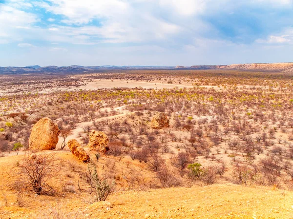 Paisagem rochosa de Damaraland na Namíbia — Fotografia de Stock