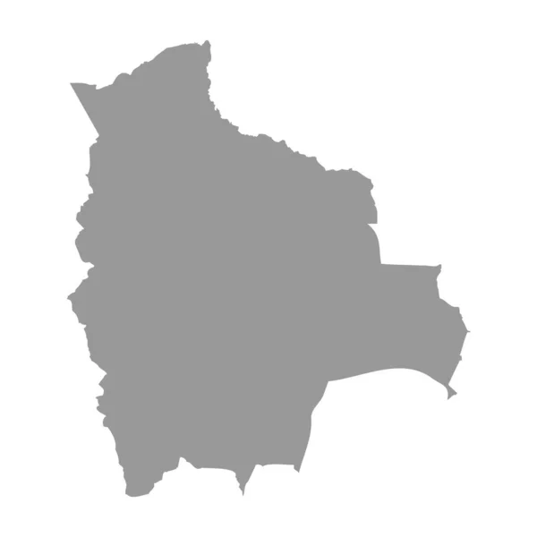 Βολιβία διάνυσμα χώρα χάρτη σιλουέτα — Διανυσματικό Αρχείο