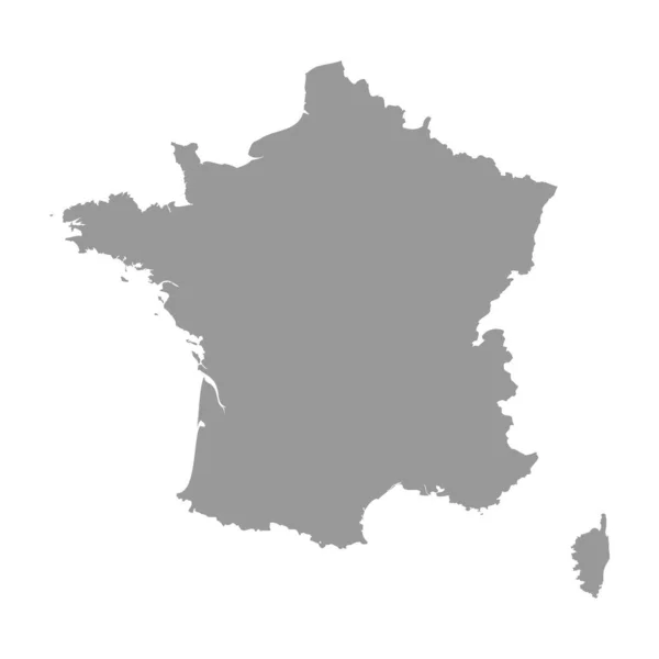 France vector country map silhouette — стоковий вектор