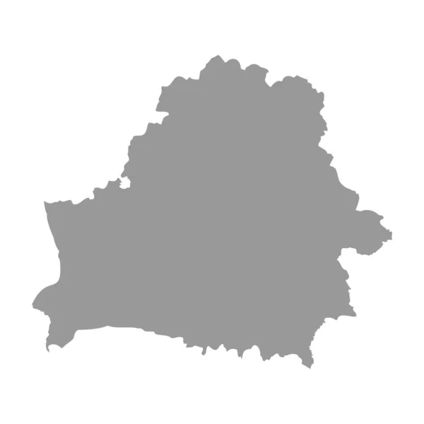 Wit-Rusland vector landkaart silhouet — Stockvector