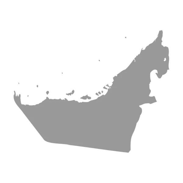 Vektor-Landkarte der Vereinigten Arabischen Emirate — Stockvektor