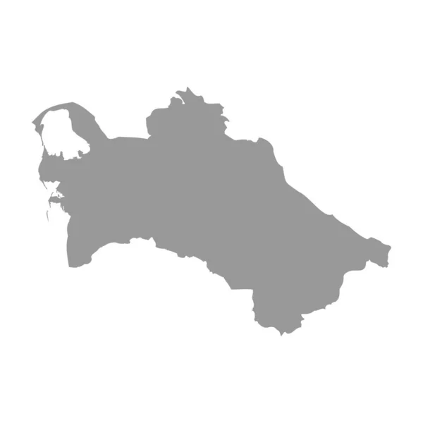 Turquemenistão vetor país mapa silhueta — Vetor de Stock