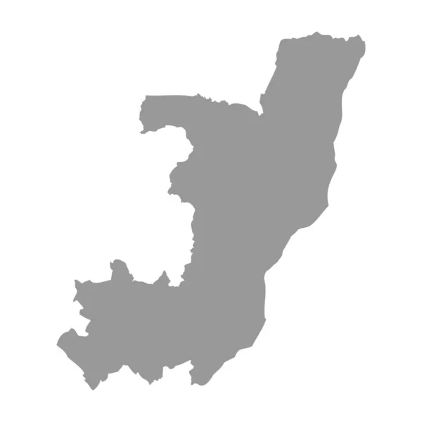 República del Congo vector país mapa silueta — Vector de stock