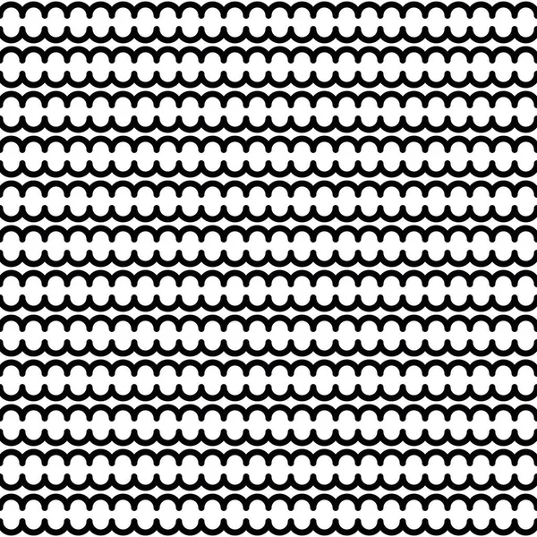 Zigzag noir lignes motif abstrait — Image vectorielle