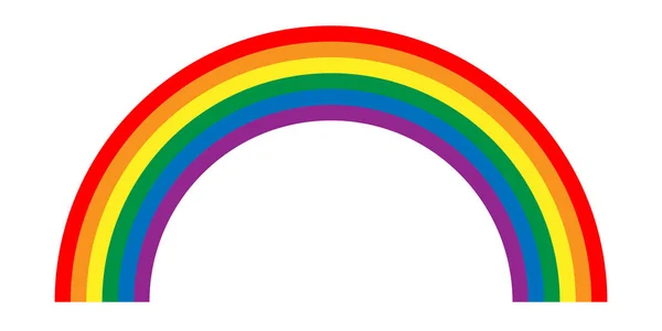 Pride Rainbow Lesbian Gay Bisexual Transgender Symbol Vector Illustration — Stok Vektör
