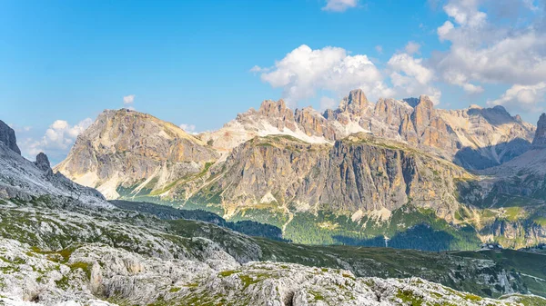 Panoramic Mountain View Dolomites Lagazuoi Punta Fanes Dolomites Italy — Fotografia de Stock