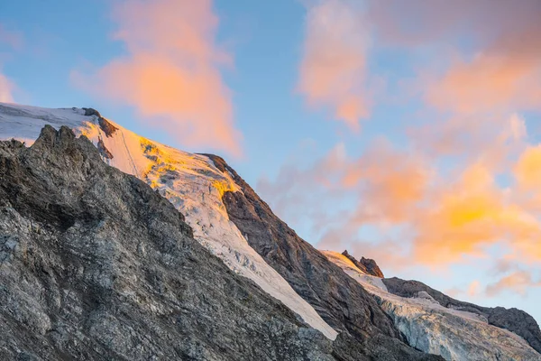 Sunny Morning Ortler Mountain 905 Highest Peak Tyrol Former Austrian — Foto de Stock