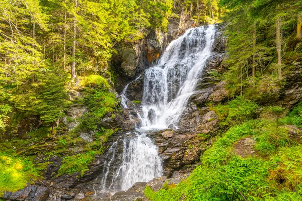 Riesach Waterfall Untertal Valley Rohrmoos Untertal Schladminger Alps Austria — Zdjęcie stockowe