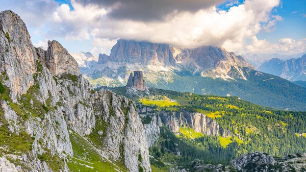 Tofana Rozes Cinque Torri Dolomites Italy — Fotografia de Stock
