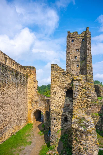 Okor Руины Средневекового Замка Прагой Чехия — стоковое фото