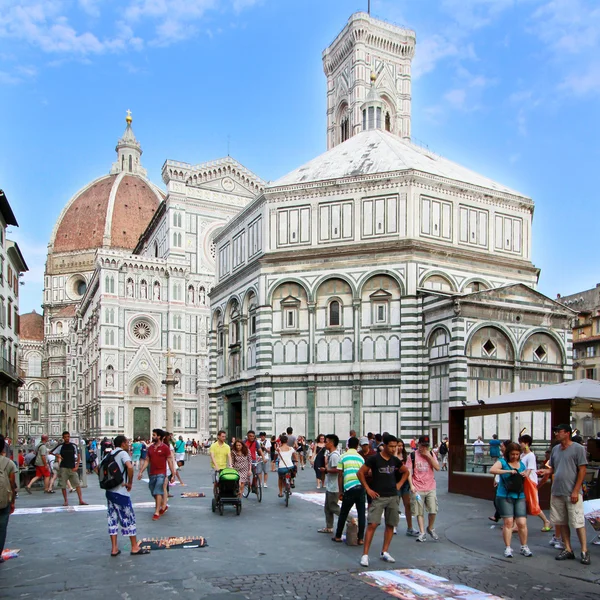 Florence umění a cestovní ruch — Stock fotografie