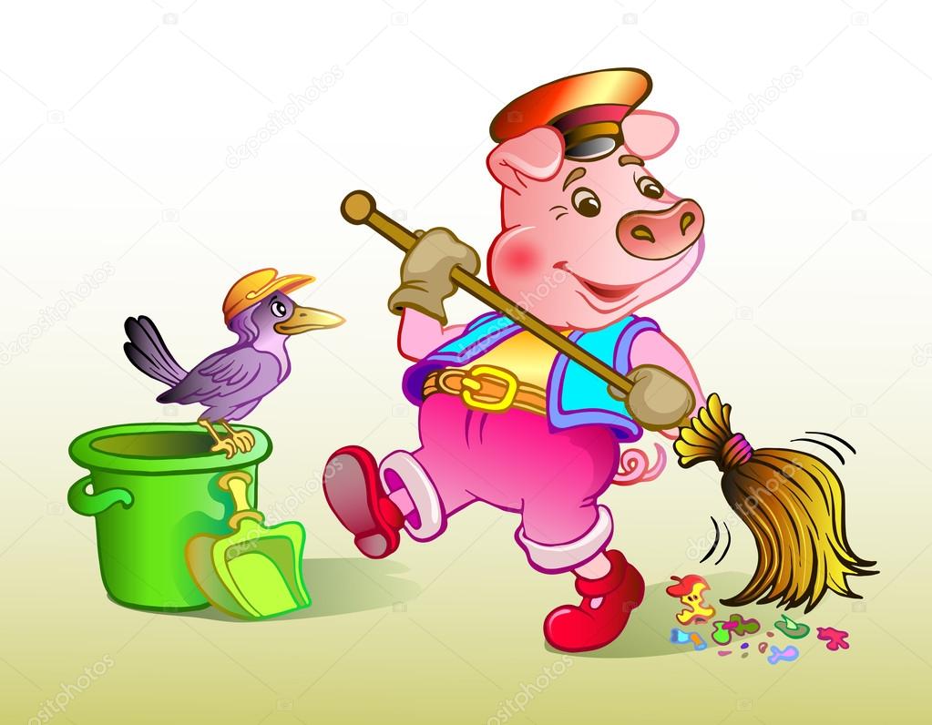 Piglet dustman