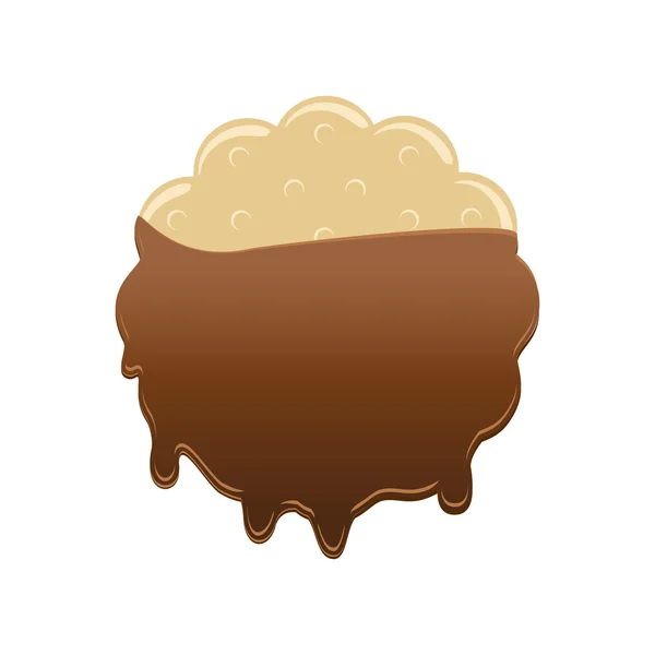 Chocolatecookie — Stock vektor
