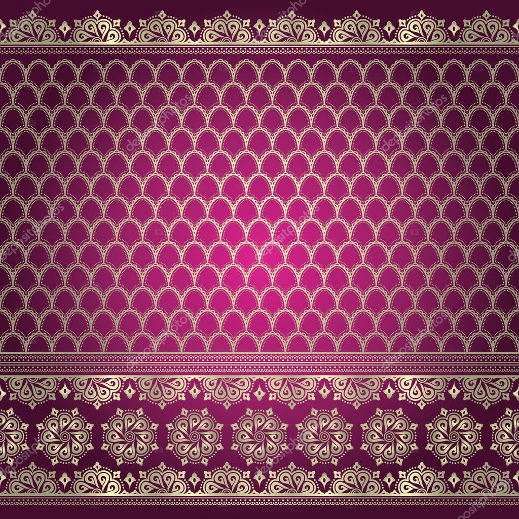 Indian background pattern Stock Vector Image by ©JalloM #39530081