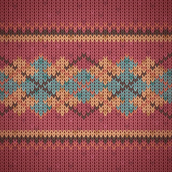 Seamless knitting background pattern — Stock Vector